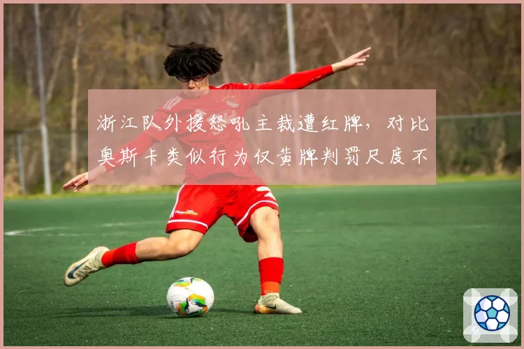 浙江队外援怒吼主裁遭红牌，对比奥斯卡类似行为仅黄牌判罚尺度不一